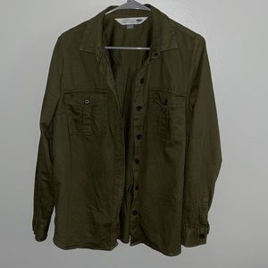 Army green utility shirt